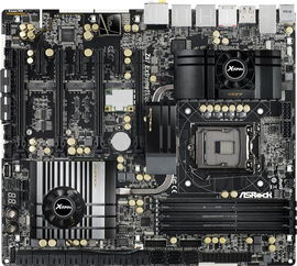 史上最疯狂主板 25个SATA接口与双雷电2的终极硬件狂想曲